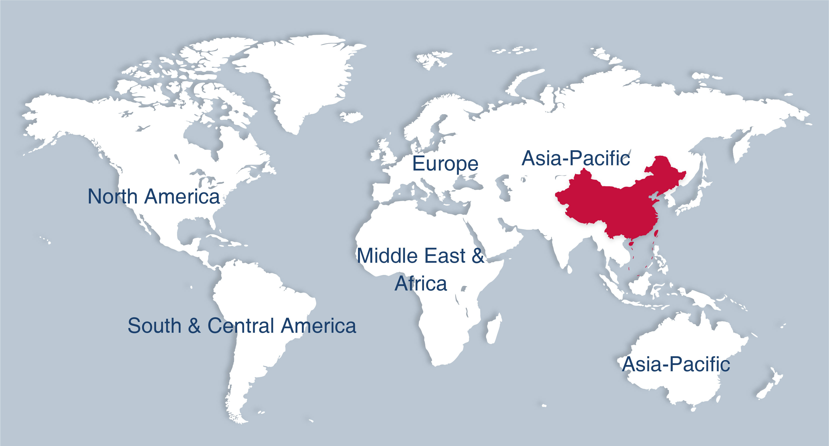 吉利德亚太区地图
